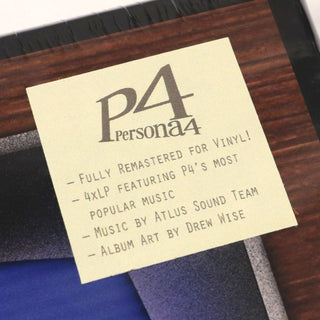 Atlus Sound Team: Persona 4 Soundtrack (Colored Vinyl) Vinyl 4LP