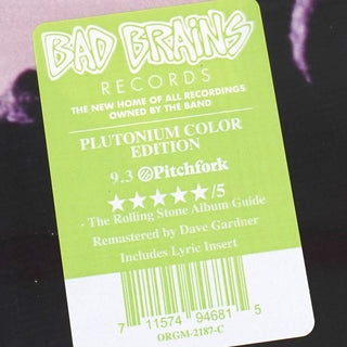 Bad Brains: I Against I (Colored Vinyl) Vinyl LP