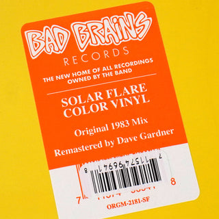 Bad Brains: Rock For Light (Colored Vinyl) Vinyl LP