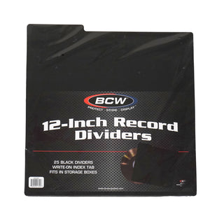 BCW Supplies: LP Record Dividers - 25 Units