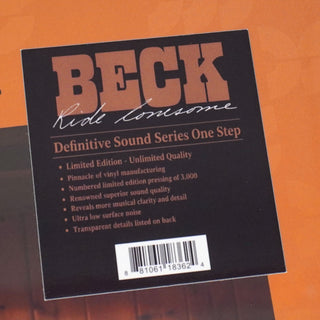 Beck: Ride Lonesome (DSS One-Step 180g) Vinyl LP 