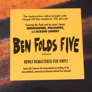 Ben Folds Five: Ben Folds Five - 30th Anniversary (180g) Vinyl 2LP