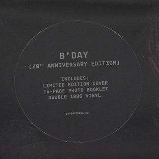 Beyonce: B'Day - 20th Anniversary Vinyl LP