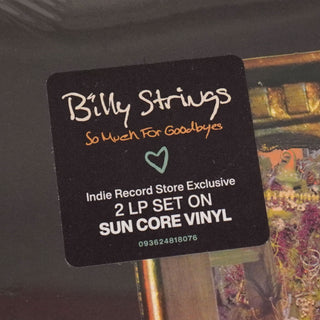 Billy Strings: So Much For Goodbyes (Indie Exclusive Colored Vinyl) Vinyl 2LP