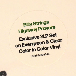 Billy Strings: Highway Prayers (Indie Exclusive Colored Vinyl) Vinyl 2LP