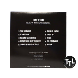 Blonde Redhead: Melody Of Certain Damaged Lemons Vinyl LP