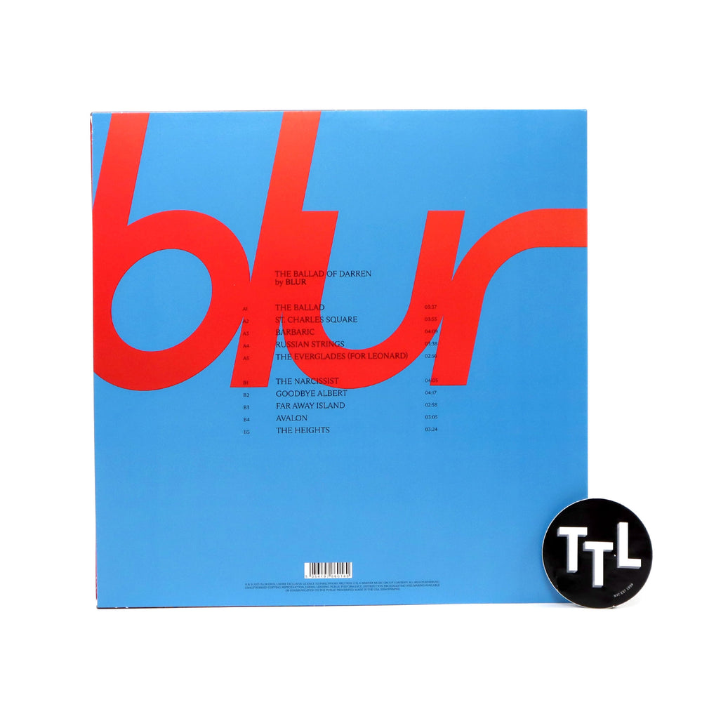 Blur: The Ballad Of Darren (Indie Exclusive Colored Vinyl) Vinyl LP