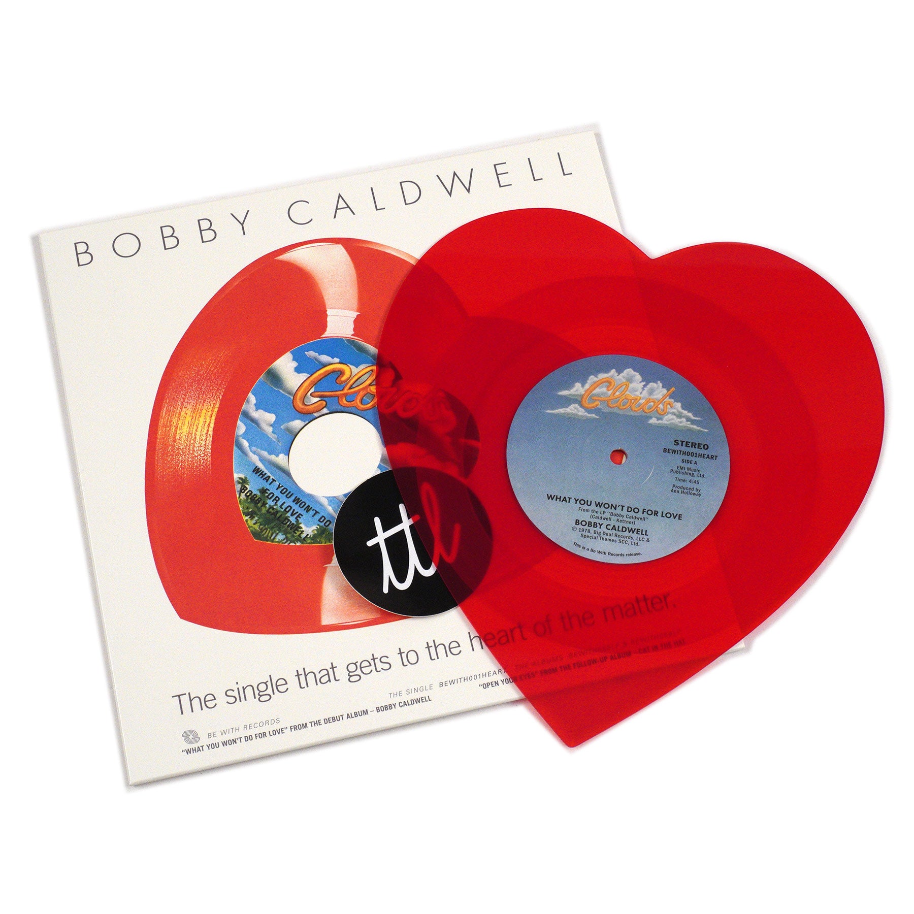レアなハート型レコード！Bobby Caldwell Bobby Caldwell: What You Won't Do For Love (Heart Shaped Colored