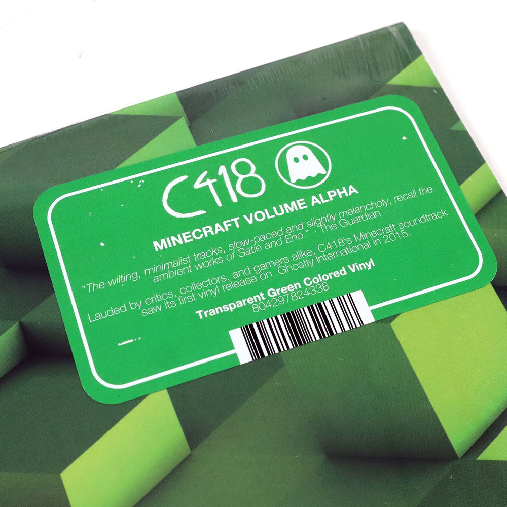 Minecraft Lp C418: Minecraft Volume Alpha (Green Colored Vinyl) Vinyl LP ...