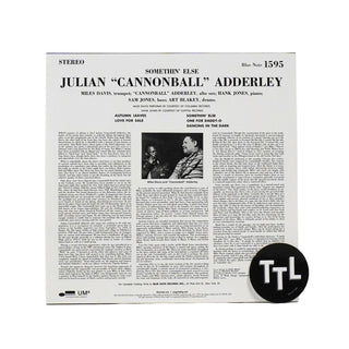 Cannonball Adderley: Somethin Else Vinyl LP