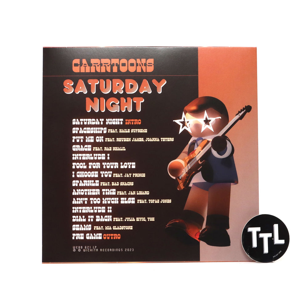 Carrtoons: Saturday Night (Colored Vinyl) Vinyl LP