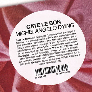Cate Le Bon: Michelangelo Dying (Indie Exclusive Colored Vinyl) Vinyl LP