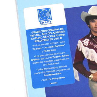 Chalino Sanchez: Mas Exitos Con Chalino Sanchez Vinyl LP