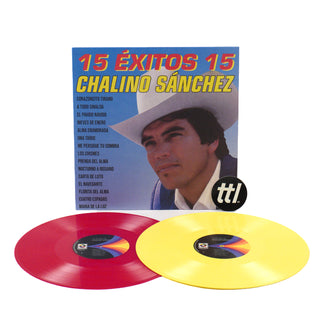 Chalino Sanchez: 15 Exitos 15 (Colored Vinyl) Vinyl 2LP