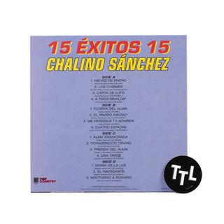Chalino Sanchez: 15 Exitos 15 (Colored Vinyl) Vinyl 2LP