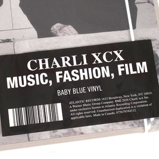 Charli XCX: Music, Fashion, Film (Indie Exclusive Blue Colored Vinyl) Vinyl LP