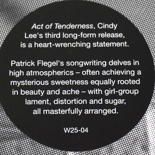 Cindy Lee: Act of Tenderness Vinyl LP 