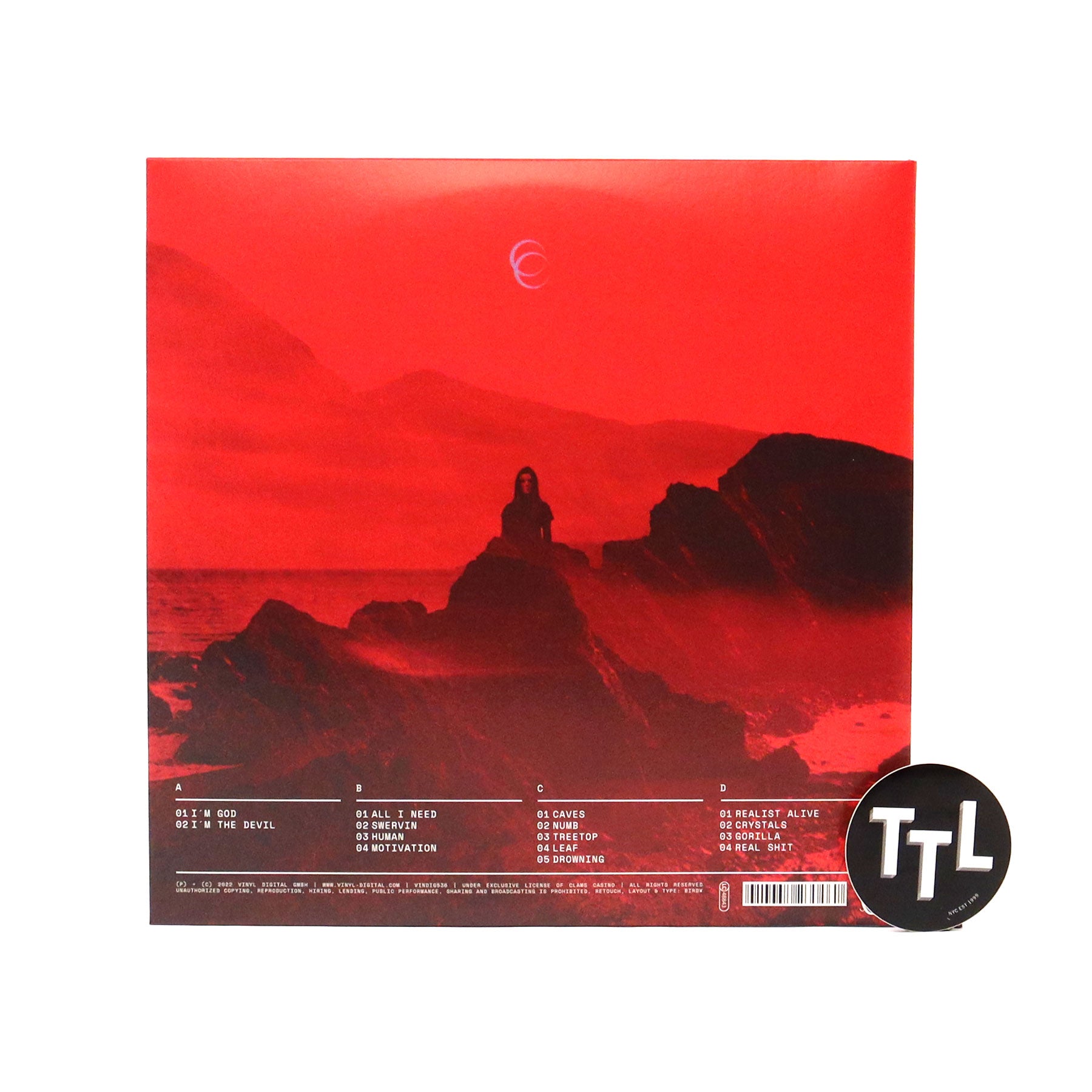 Clams Casino Instrumental Relics (Import) Vinyl 2LP —