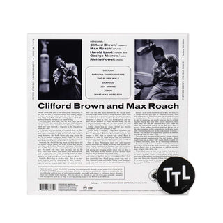 Clifford Brown And Max Roach: Clifford Brown And Max Roach (Acoustic Sounds 180g) Vinyl LP