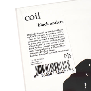 Coil: Black Antlers (Colored Vinyl) Vinyl LP