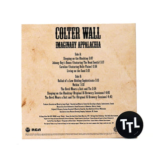 Colter Wall: Imaginary Appalachia - 10th Anniversary Edition (Colored Vinyl) Vinyl LP