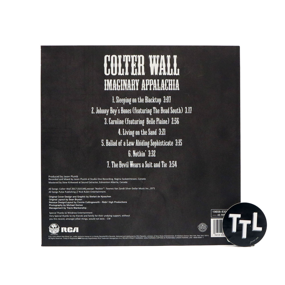 Colter Wall: Imaginary Appalachia (Colored Vinyl) Vinyl LP