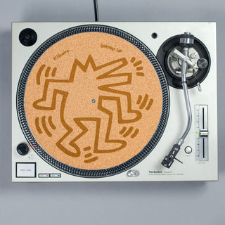 Turntable Lab: Keith Haring Dancin' Cork Record Mat (Deadstock Find)