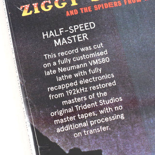 David Bowie: The Rise And Fall Of Ziggy Stardust And The Spiders From Mars (Half Speed Master) Vinyl LP