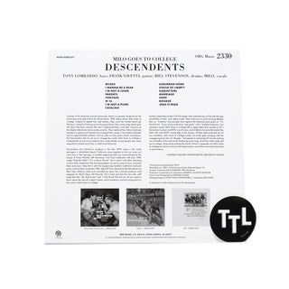 Descendents: Milo Goes To College - Punk Note Edition Vinyl LP
