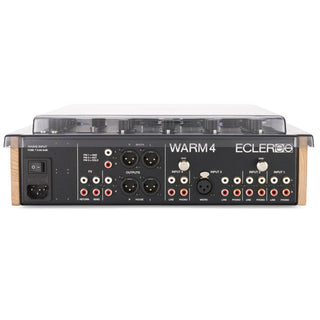 Decksaver: Polycarbonate Dustcover for Ecler Warm4 - rear shot