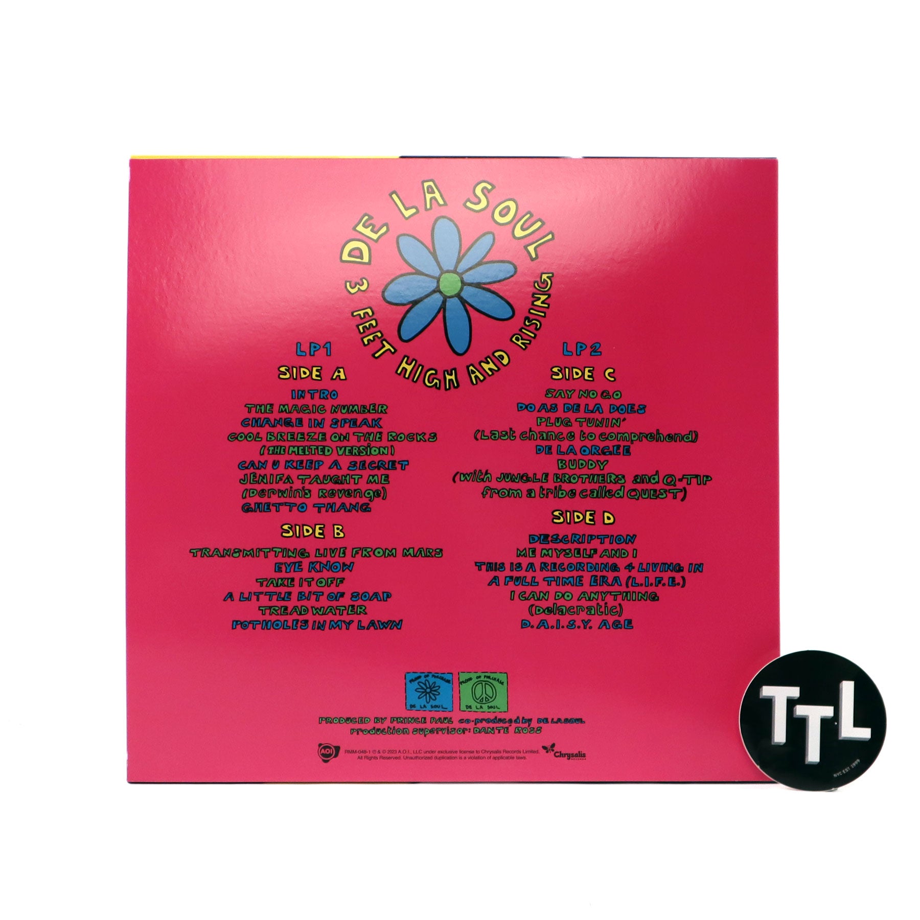 De La Soul: 3 Feet High And Rising (180g Colored Vinyl