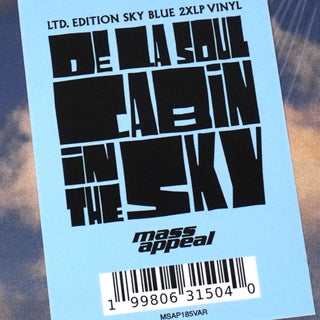 De La Soul: Cabin In The Sky (Sky Blue Colored Vinyl, Alt Cover) Vinyl 2LP 