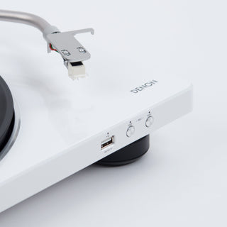 Denon: DP-450USB Turntable - White (DP450USBWT) usb 