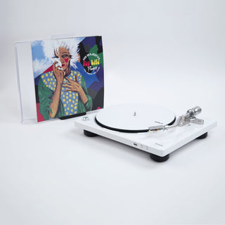 Denon: DP-450USB Turntable - White (DP450USBWT) lid stand