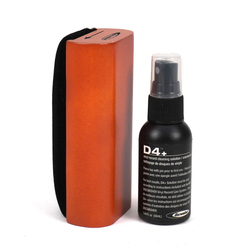 Discwasher: D4+ Record Care System (Record Brush, Fluid) – TurntableLab.com