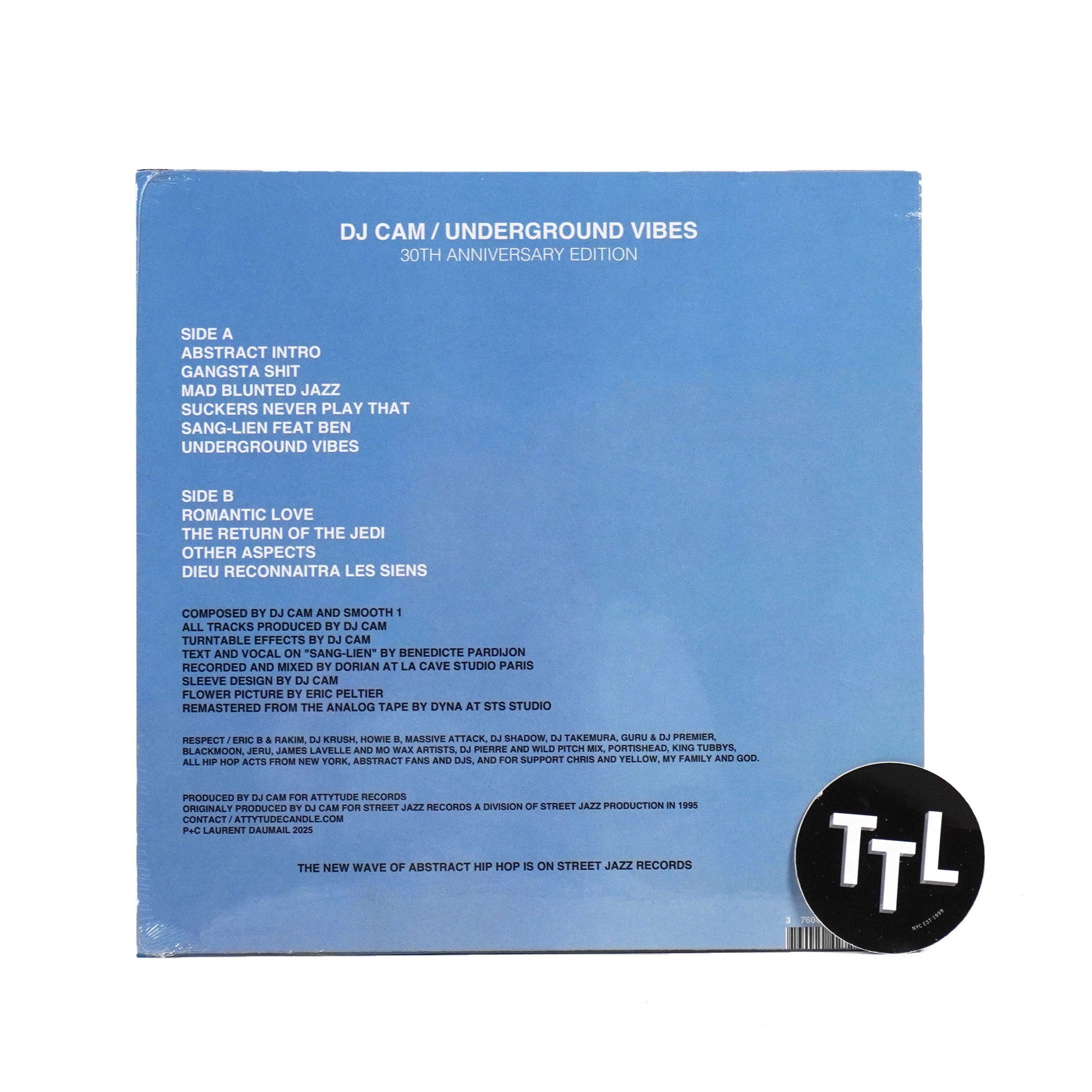 DJ Cam: Underground Vibes - 30th Anniversary Edition (180g) Vinyl