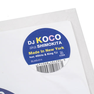 DJ Koco aka Shimokita: Made In New York Vinyl 7"