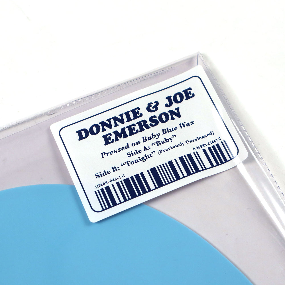 Donnie & Joe Emerson: Baby (Heart Shaped Colored Vinyl) Vinyl 7"