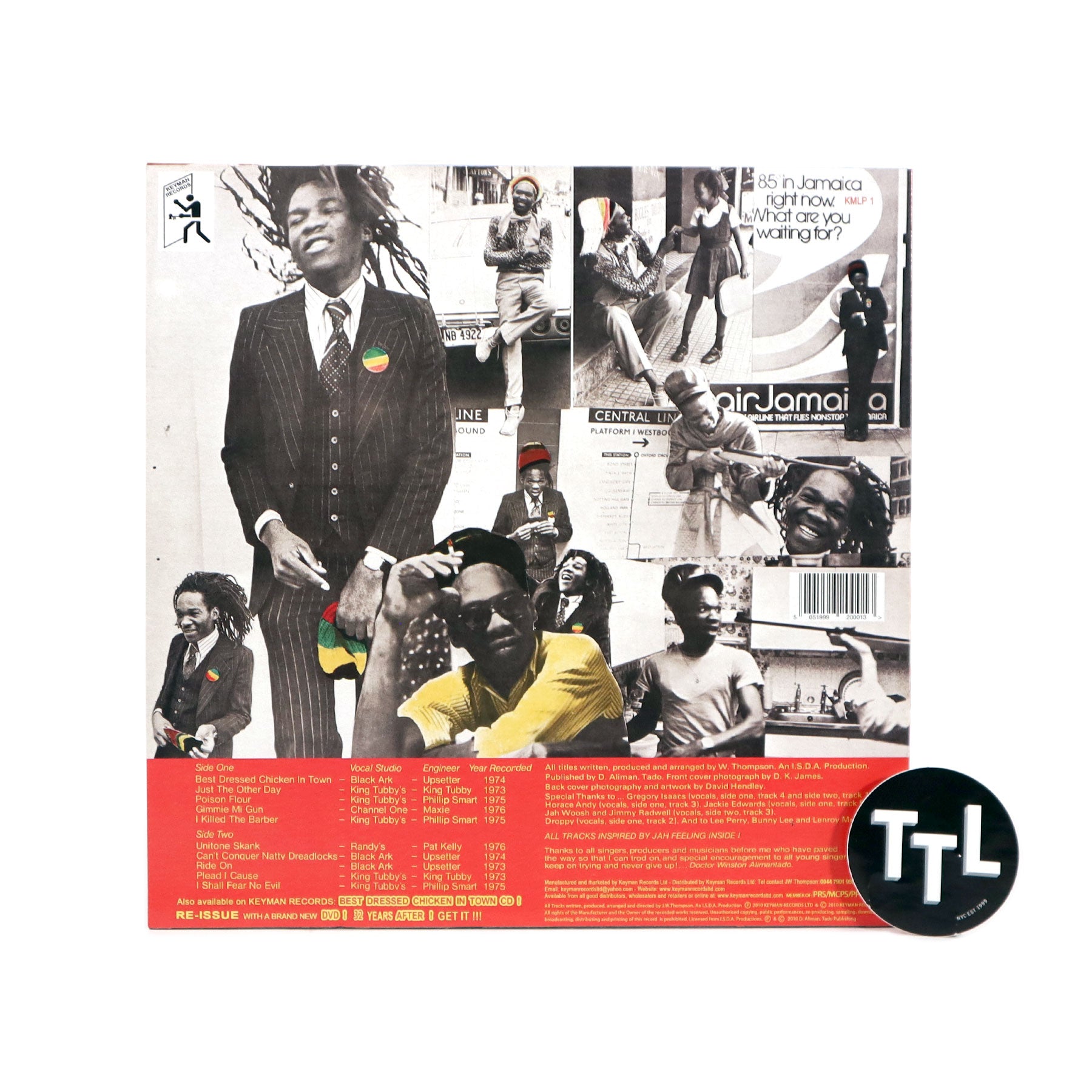 Dr. Alimantado Best Dressed Chicken In Town (Import) Vinyl LP —