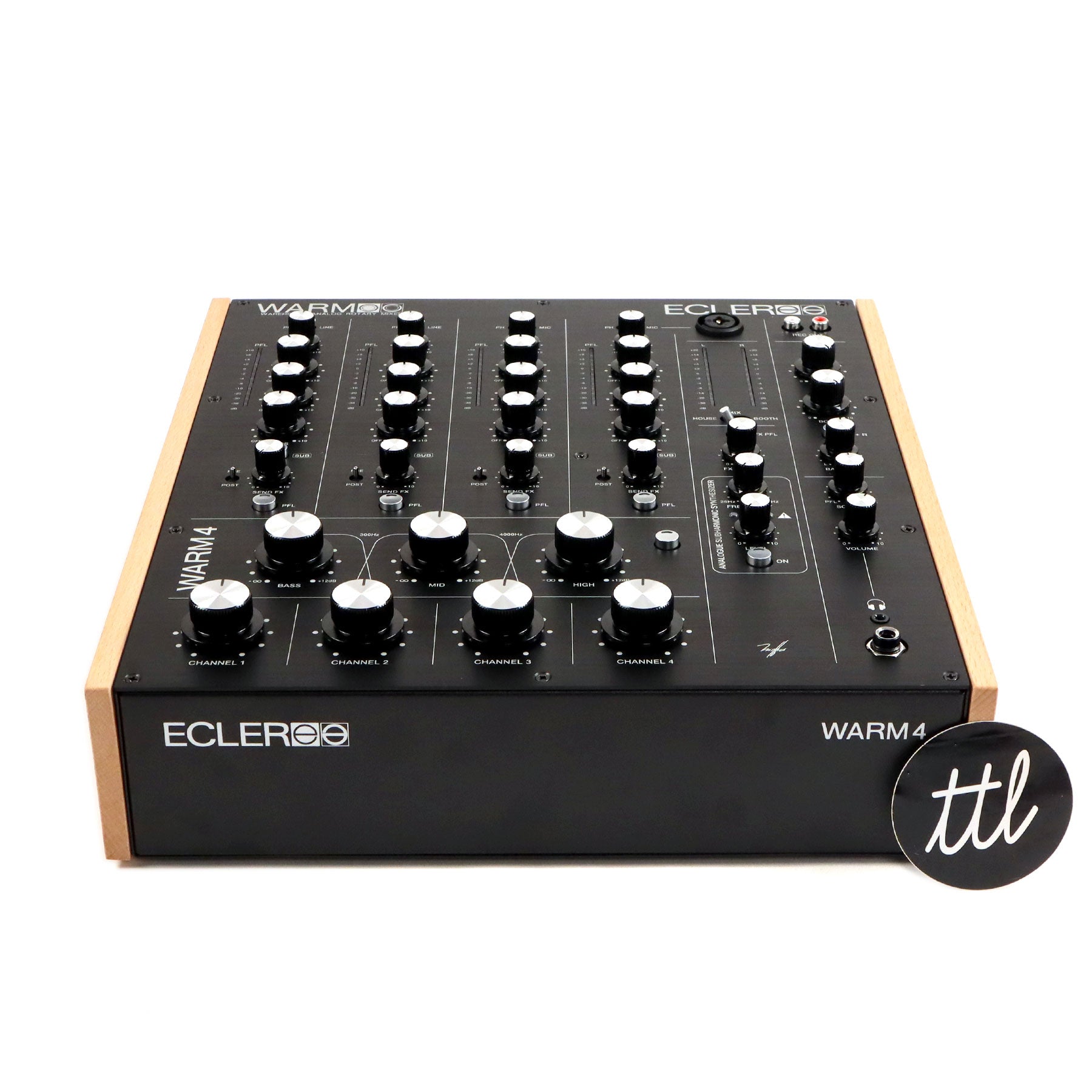 Ecler WARM4 FourChannel Analogue Rotary Mixer —