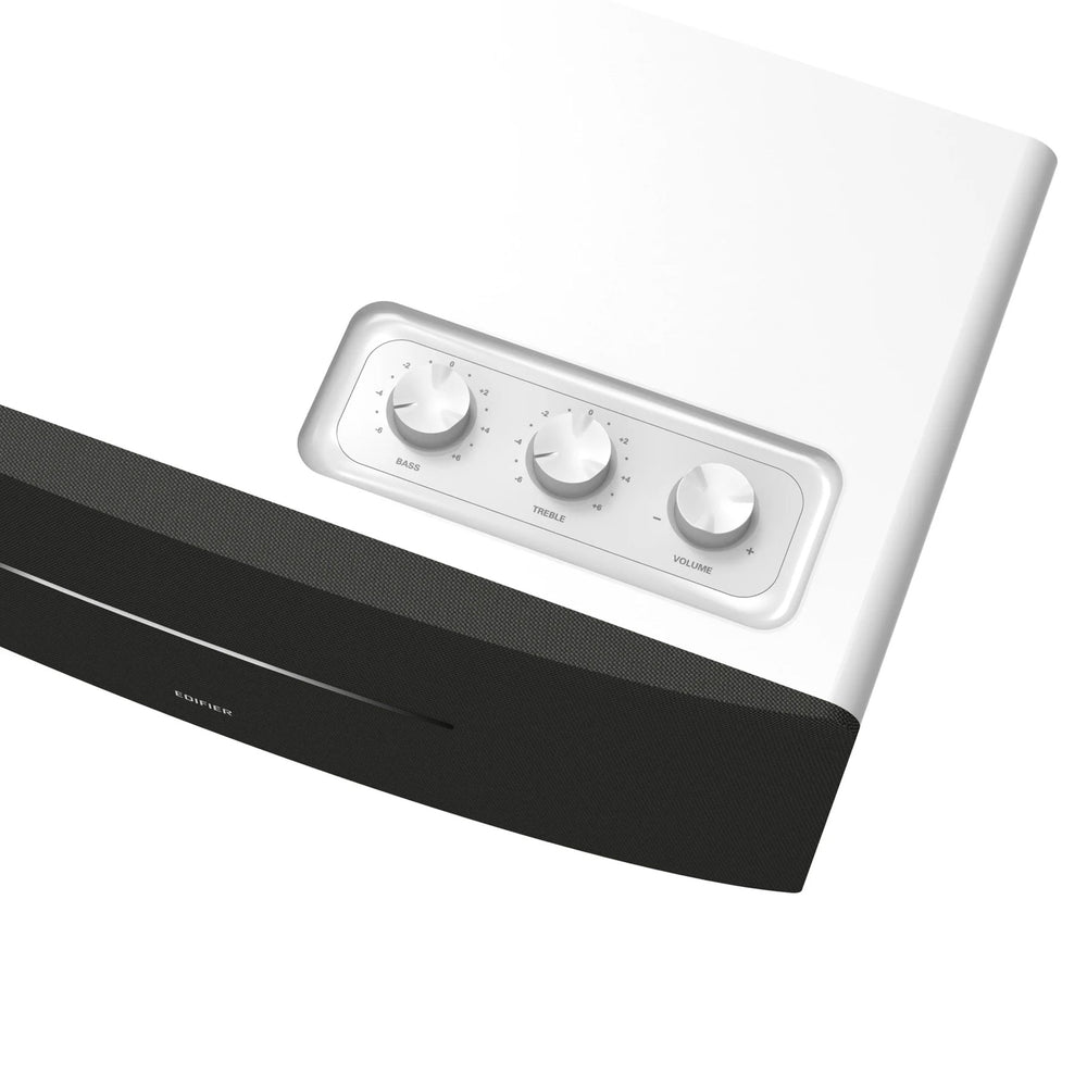 Edifier: D12 Stereo Speaker w/ Bluetooth - White