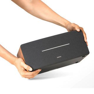 Edifier: D12 Stereo Speaker w/ Bluetooth - Wood Brown