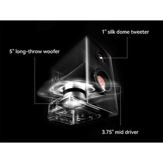 Edifier: MR5 2.0 Monitor Speakers w/Bluetooth - Pair