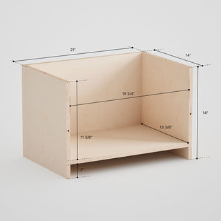 Elements: Arca Box Modular Turntable / Vinyl Furniture