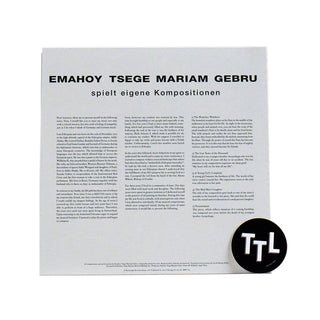 Emahoy Tsege Mariam Gebru: Spielt Eigen Kompositionen Vinyl LP