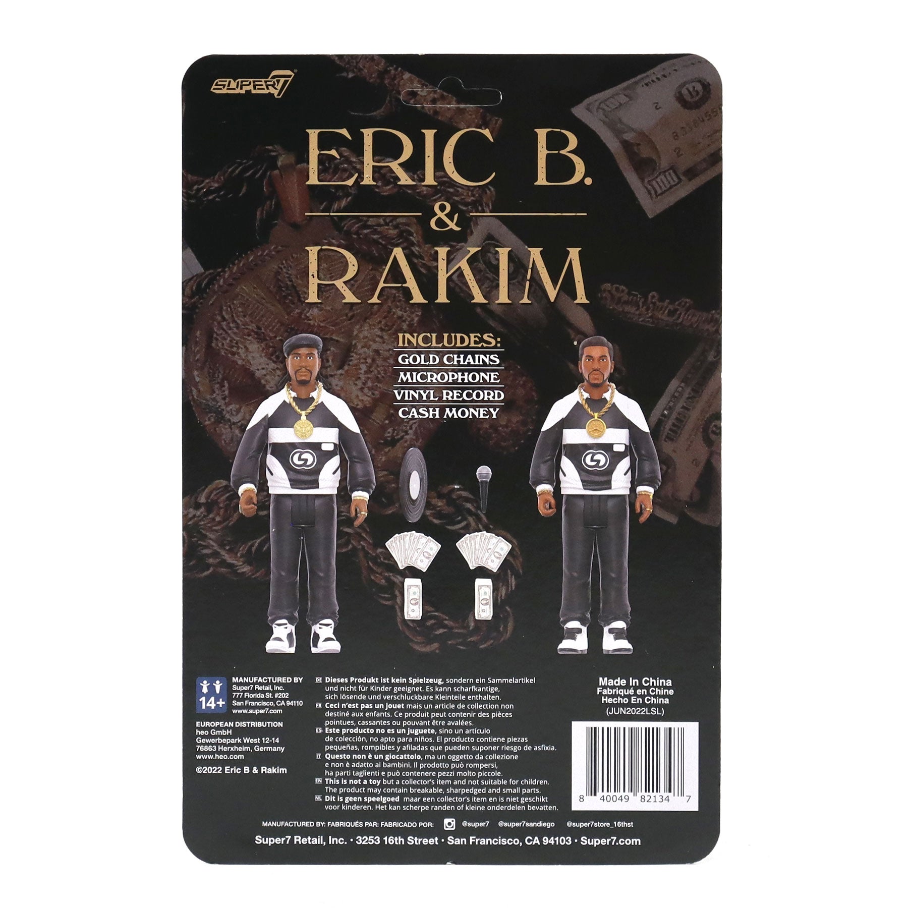 Super7: Eric B. & Rakim - Paid In Full ReAction Figures