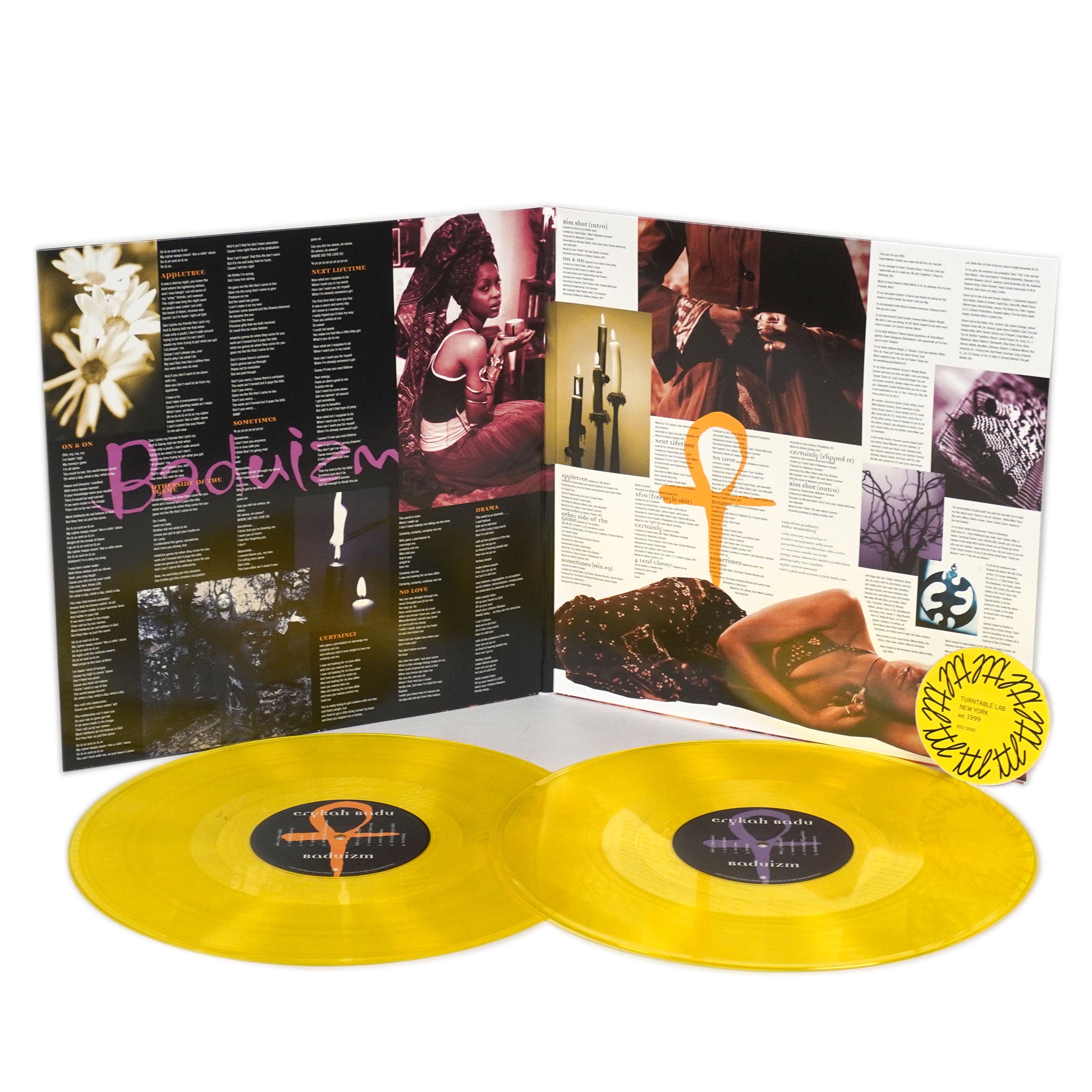 Erykah Badu: Baduizm (Colored Vinyl) Vinyl 2LP – TurntableLab.com