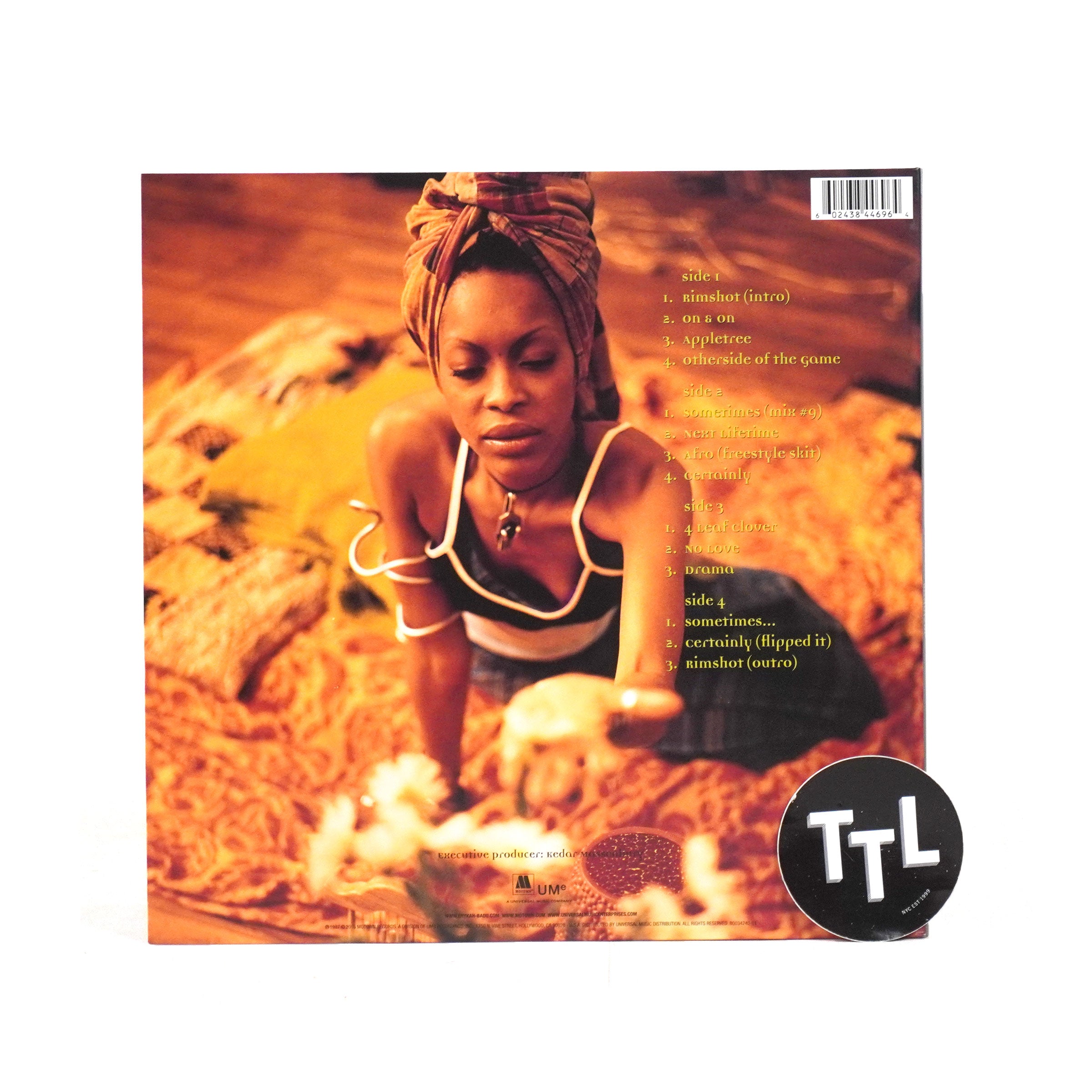 Erykah Badu: Baduizm (Colored Vinyl) Vinyl 2LP – TurntableLab.com