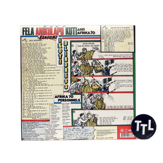 Fela Kuti: Ikoyi Blindness (Colored Vinyl) Vinyl LP
