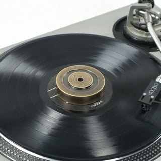 Fern & Roby: Record Weight Stabilizer w/ Integral 45 Adaptor - 630g / Brass